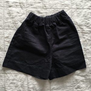 Florence Dark Navy Canvas Shorts Size S